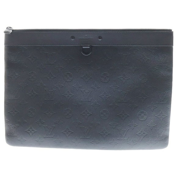 Louis Vuitton Shadow Pochette Discovery GM Noir Black Shoulder Bag Black - Picture 1 of 5